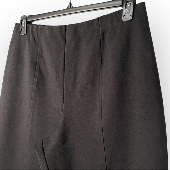 Talbots Ankle Pants Women Size L Black Stretch Pull-On Ponte Career Workwear - Picture 3 of 11